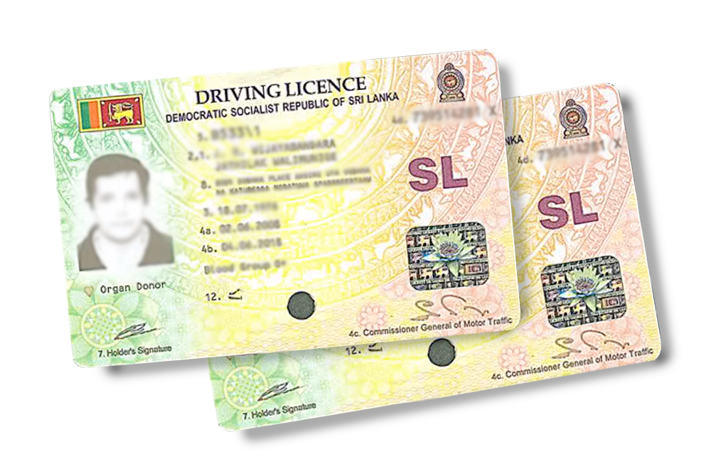 Driving Licence requirements to operate a motor a vehicle in Sri Lanka